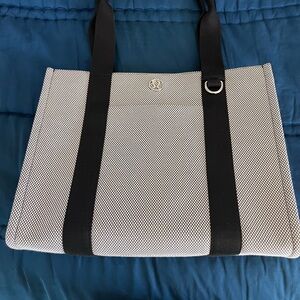 lululemon athletica Black and White Tote Bag